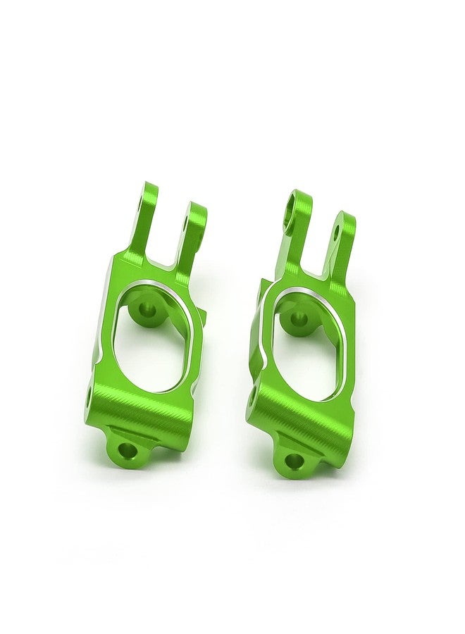 TREAL Alu# 7075 Front C Hubs Carriers (Left&Right) for 1/10 Losi Hammer Rey U4 (Green) - Image 1